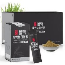 주성 국내산 블랙새싹보리분말 스틱 30포 6세트 선물세트